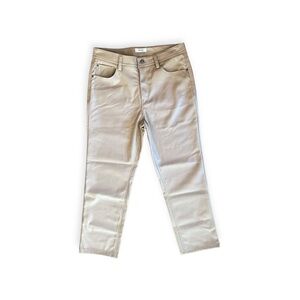 Kensie Jeans pants cream beige polyurethane size 8 / 29 medium